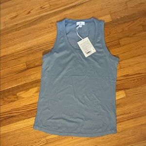 Ag Adriano Goldschmied Slate Blue Tank Top